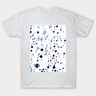 Graphite Bubbles Painting T-Shirt